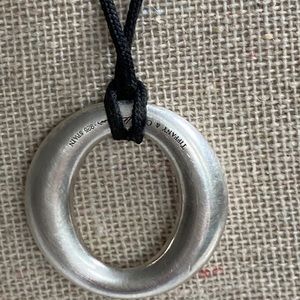 COPY - Tiffany & Co. Elsa Peretti Sevillana Circle Pendant Necklace.